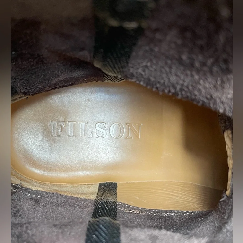Filson Men’s Pull-On Roper Boots, Chocolate Brown, Size 9.5 - Picture 8 of 9